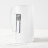 Blue Line mince - policier - tasse de bière (Devant gauche)