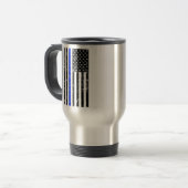 Blue Line mince - policier - tasse de café (Devant gauche)