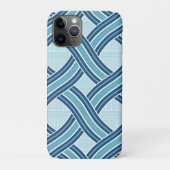 Blue Lines Pattern Case-Mate iPhone Case (Achterkant)