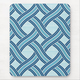 Blue Lines Pattern Muismat