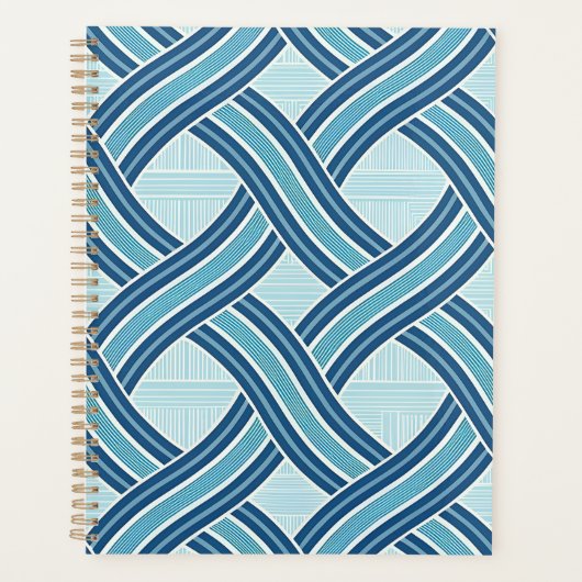 Blue Lines Pattern Planner (Voorkant)