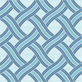 Blue Lines Pattern Sticker (Voorkant)