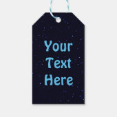 Blue Lion Menorah Cadeaulabel (Achterkant)