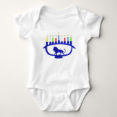Blue Lion Menorah Romper (Voorkant)