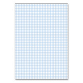 Blue Little Elephant Bow Baby shower Tafelnummers (Achterkant)