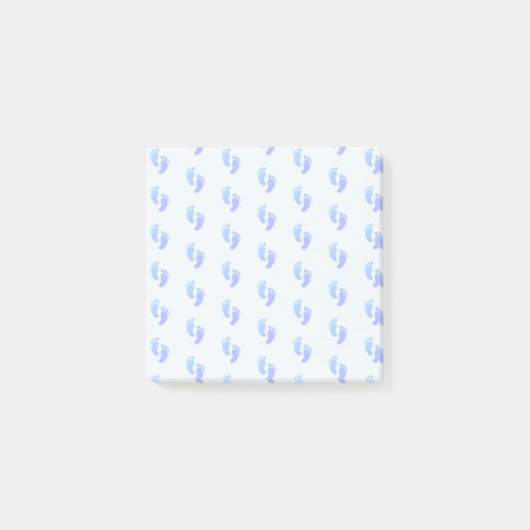 Blue Little Emoji Foot Post-it® Notes (Voorkant)