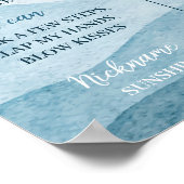 Blue Little Sunshine 1er Anniversaire Poster du Ja (Coin)