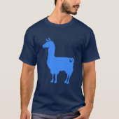 Blue Llama T-Shirt (Voorkant)