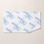 Blue Lobster Bad Handdoek (Handdoek)