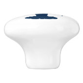 Blue Lobster Ceramic Pull knop hardware (Zijkant)