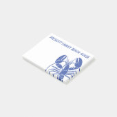Blue Lobster Family Beach House Maine New England Post-it® Notes (Schuin)
