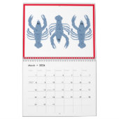 Blue Lobster French Red Calendar Kalender (Mar 2026)