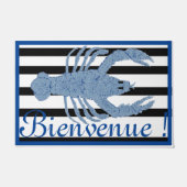 Blue Lobster Ginger Jars Jar French Flag Doormat Deurmat (Voorkant)