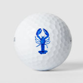 Blue Lobster Golfballen (Voorkant)