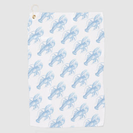 Blue Lobster Golfhanddoek