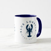 Blue Lobster Immobilier 11oz mug (Devant droit)