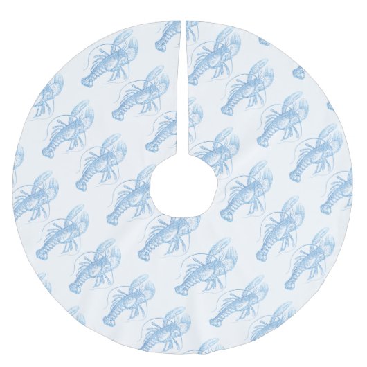 Blue Lobster Kerstboom Rok (Voorkant)