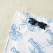 Blue Lobster Strandlaken (In situ)