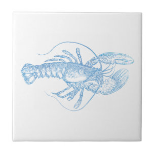 Blue Lobster Tegeltje