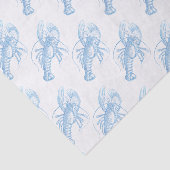 Blue Lobster Tissuepapier (Detail)