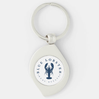 Blue Lobster Vastgoed Knop Sleutelhanger