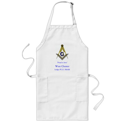 Blue Lodge Kitchen/Serving Apron Lang Schort (Voorkant)