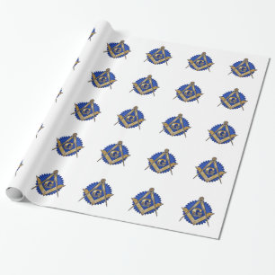 Blue Lodge Mason Cadeaupapier