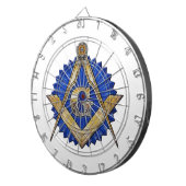 Blue Lodge Mason Dartbord (Voorkant Rechts)