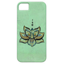 Blue Lotus Flower iPhone 5/5s hoesje
