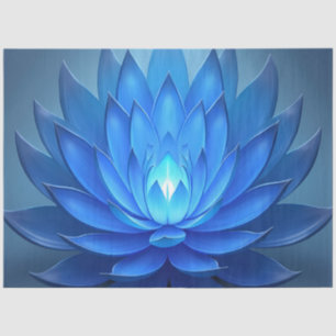 Blue Lotus Flower Spirituele kunst Tissuepapier