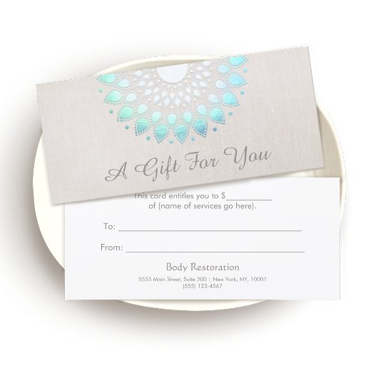 Blue Lotus Health and Wellness Cadeaubon