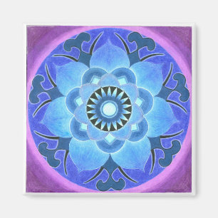 Blue Lotus Magnet Magneet
