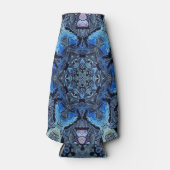 Blue Lotus Mandala - Bottle Coozie (Voorkant)