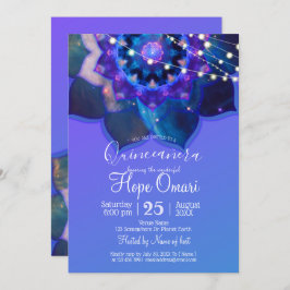 Blue Lotus Mandala Kaart