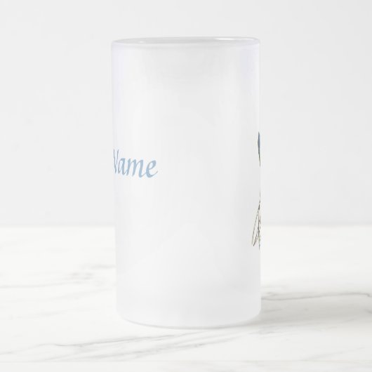 Blue Lotus Personalized Mug Matglas Bierpul (Center)