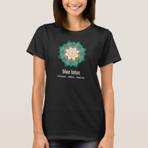 Blue Lotus Yoga en Holistische Gezondheidsgenezer T-shirt