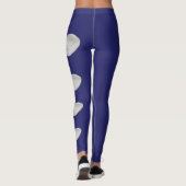Blue Louisiana Magnolia State Flower Leggings (Achterkant)