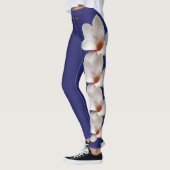 Blue Louisiana Magnolia State Flower Leggings (Links)