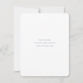 Blue Love et Merci photo Mariage nouvellement mari (Dos)