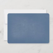 Blue Love Hearts Tree Rustic Save the Date kaarten (Achterkant)