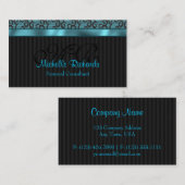 Blue Luxury Lace Visitekaartje (Voorkant / Achterkant)