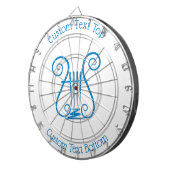 Blue Lyre Dartbord (Voorkant Rechts)