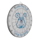 Blue Lyre Dartbord (Voorkant Links)