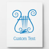 Blue Lyre Fotoplaat (Voorkant)