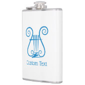 Blue Lyre Heupfles (Links)