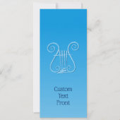 Blue Lyre Kaart (Voorkant)