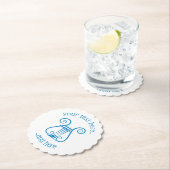 Blue Lyre Kartonnen Onderzetters (Insitu)