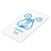 Blue Lyre Magneet (Linkerzijde)