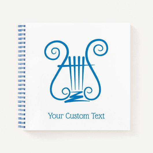 Blue Lyre Notitieboek (Voorkant)