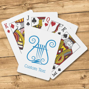 Blue Lyre Pokerkaarten
